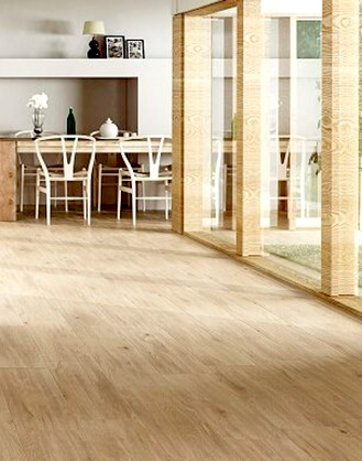 Porcelain Wood Effect Floor Tiles, White Oak Wood Look Tile Flooring