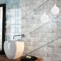 Metro Grey Marble Effect Bevelled Wall Tile - 100mm x 200mm