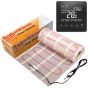 Electric Underfloor Heating Mat 200w/m² With Black dSTAT Thermostat