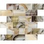 Glass Mosaic Tile | Onyx Beige Subway - 300mm x 300mm