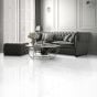 Rectified White Gloss Porcelain Floor Tile - 600mm x 600mm