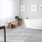 Tundra Grey Matt Marble Effect Porcelain Floor Tile - 600mm x 600mm