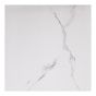 White Marble Effect Gloss Ceramic Floor Tile - 450mm x 450mm