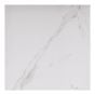 White Marble Effect Gloss Ceramic Floor Tile - 450mm x 450mm