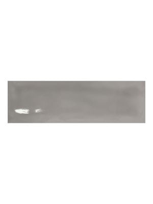 Laura Ashley Mason Dark Dove Gloss Glazed Ceramic Wall Tile - 75mm x 245mm
