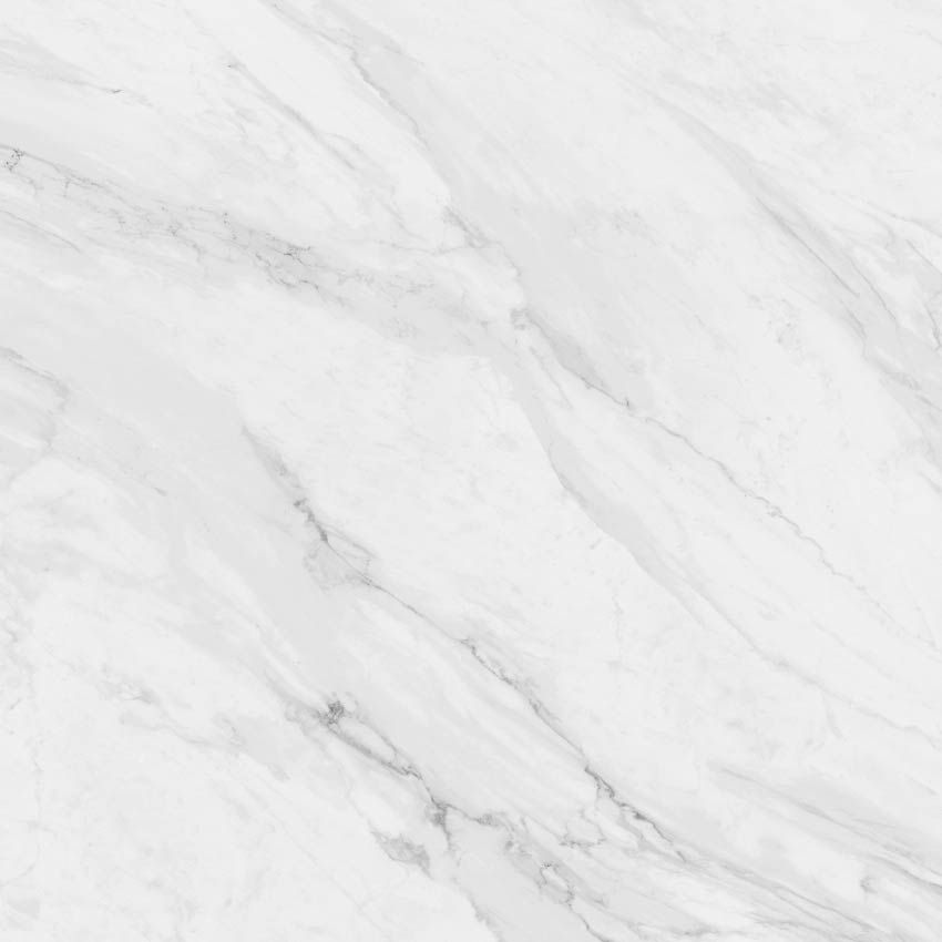 Calacatta Matt White Marble Effect, White Gloss Floor Tiles With Grey Marble Effect