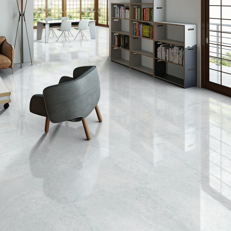 Rectified Light Grey Marble Effect, Light Grey Wood Effect Porcelain Floor Tiles