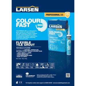 Colour Fast 360 Flexible Wall & Floor Grout Anthracite 3kg