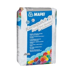 Mapei Keraquick S1 Grey Flexible Floor & Wall Tile Adhesive