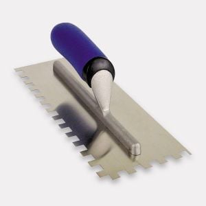 Professional Stainless Steel Floor Tile Adhesive Trowel 10mm Square Notch
