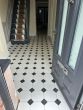 Victorian Black & White Octagonal Floor Tile - 450mm x 450mm