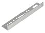Tile Trim Silver Effect 10mm Straight Edge Aluminium Homelux 1.2m