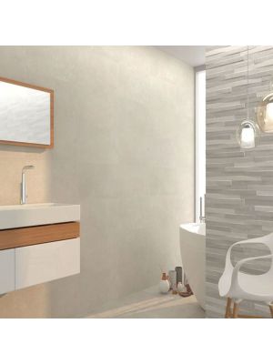 Innova Matt Grey Rectified Bathroom Wall Tile