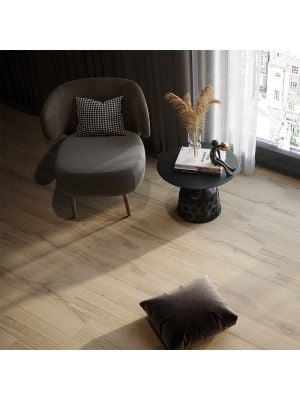 Andes Blanco Light Wood Effect Porcelain Floor Tile - 600mm x 150mm