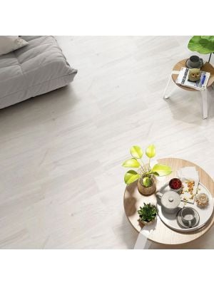 Atlas Light Grey Wood Effect Porcelain Floor Tile - 589mm x 153mm