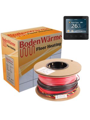 Electric Cable Underfloor Heating Kit + WiFi Thermostat