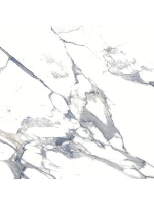 Glacier Blue Marble Effect Polished Porcelain Floor Tile 800x800mm