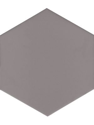 Hexag Grey Porcelain Wall & Floor Tile - 201mm x 201mm