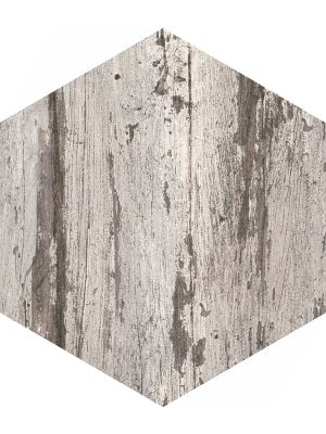 Hexag Wood Effect Porcelain Wall And Floor Tile 