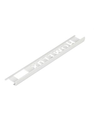 Tile Trim White 6mm Straight Edge PVC Homelux 1.2m